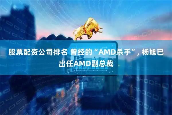 股票配资公司排名 曾经的“AMD杀手”, 杨旭已出任AMD副总裁